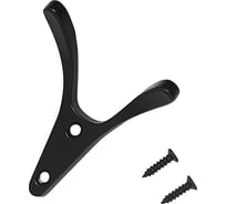 Крючок-вешалка StahlBuro 206 BL матовый черный, европакет 16158