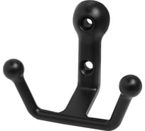 Крючок-вешалка StahlBuro 308 BL матовый черный, европакет 16132