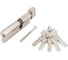 Цилиндровый механизм Стандарт F-02 80(30Bх10х40) CP, 5 ключей, хром, перф. ключ/вертушка 11312 1