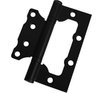 Петля накладная Стандарт без врезки, 100x75x2,5мм 2BB BL мат. черный, 1 шт. 16042