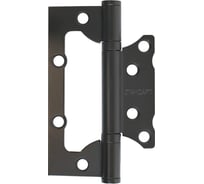 Петля накладная Стандарт без врезки, 100x63x2мм 2BB BL мат. черный, 1 шт. 16043