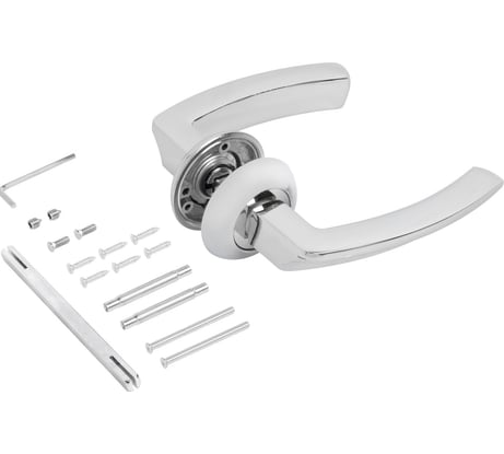 Комплект ручек Стандарт P93 CP хром, квадрат 140 мм 16997