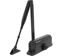 Доводчик дверной БУЛАТ ARCTIC ДД 502/4 A-B (60-120 кг) черный, морозостойкий 15371