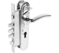 Замок врезной с ручками БУЛАТ ЗВ 4-4B.60.80.01.04-R АЛЬФА хром, без ц/м (ЗВ4-0526R) 16191