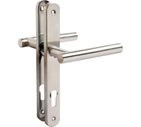 Ручка на планке БУЛАТ РФ 85.30.10НС AISI 304 INOX нержавеющая сталь, для узкопроф. замков 16824