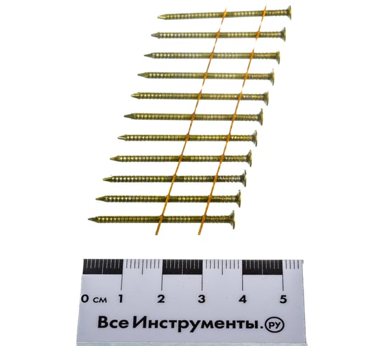 Барабанные гвозди для N65C FUBAG 2.10x38 мм, кольцевая накатка, 350 шт 140148.1