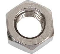 Гайка ПАРТНЕР DIN934, шестигранная, М12, нерж. сталь, 5 шт., пакет 925020