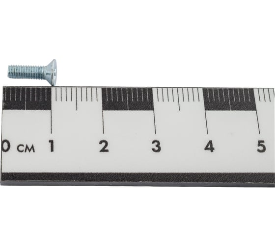 Винт Саморезик 3х10 с потайной головкой, оцинк. DIN 965, 1000 шт. DIN965-3х10-1000