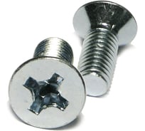 Винт Саморезик 3х12 с потайной головкой, оцинк. DIN 965, 1000 шт. DIN965-3х12-1000
