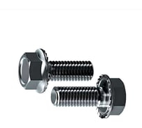 Болт шестигранный с фланцем с зазубринами Море-Метизов DIN 6921, А2, M10x45, 100 шт. BOLT6921А2M1045100M