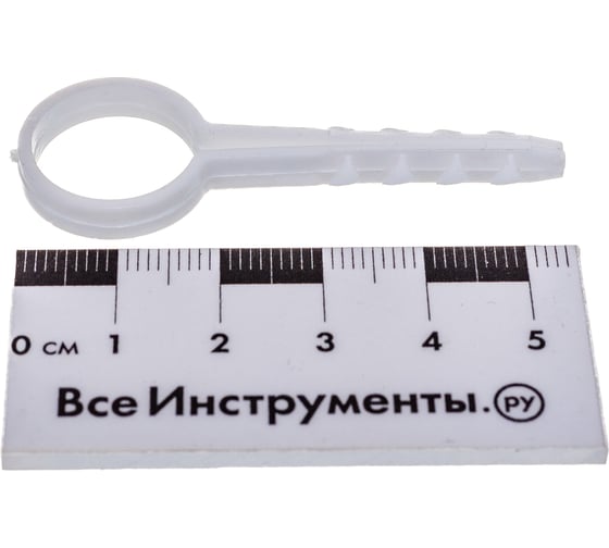 Дюбель-хомут DM PLAST 16мм для круглого кабеля, белый 100шт dx16dm