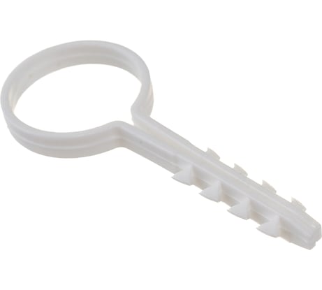 Дюбель-хомут DM PLAST 20 для круглого кабеля, белый, 100 шт dx20dm