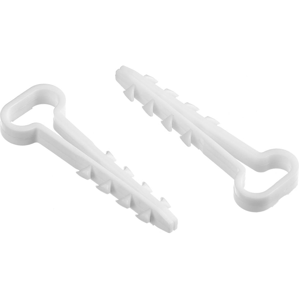Дюбель-хомут DM PLAST 6-12 для плоского кабеля, белый, 100 шт dx6-12dm ...