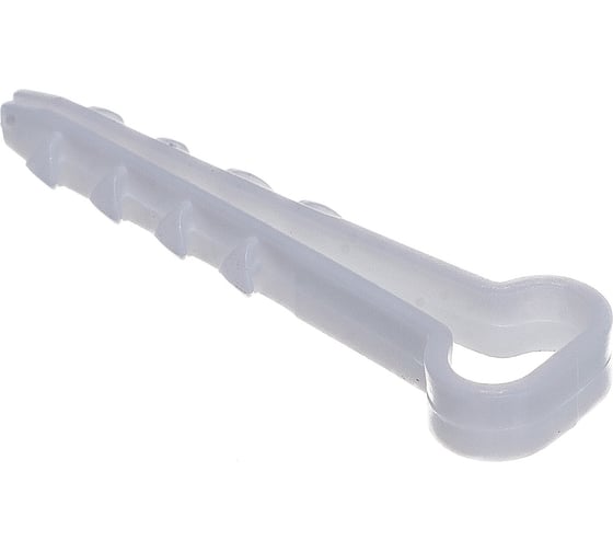 Дюбель-хомут DM PLAST 5-10 для плоского кабеля, белый, 100 шт dx5-10dm