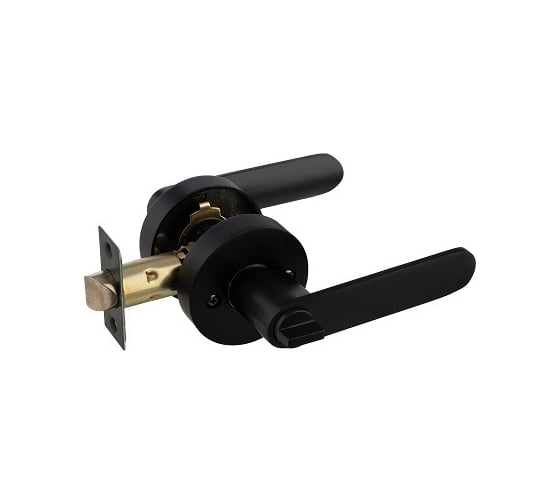 Ручка с защелкой-кноб PALIDORE 802 BLACK BK черный 98761554