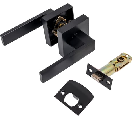 Ручка с защелкой-кноб PALIDORE 801 BLACK PS черный 98761549