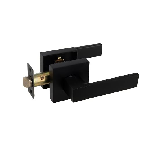 Ручка с защелкой-кноб PALIDORE 801 BLACK PS черный 98761549