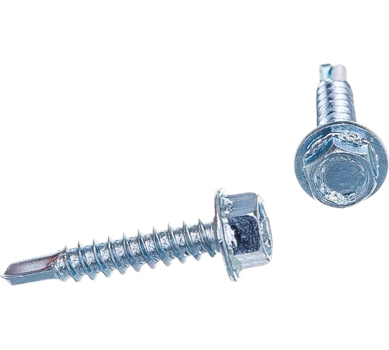 Саморез ZAMETAL 3,5 х 19 со сверлом и шестигранн. головкой  DIN 7504K, оц., уп. 1000 шт. ZA081290