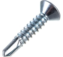 Саморез ZAMETAL 4,8 х 25 со сверлом и потайной головкой, DIN7504Р, оц., уп. 500 шт. ZA082341