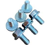 Болт с фланцем 23 БОЛТА М6x12, к.п.8.8, цинк, DIN 6921, 500 шт. УТ000027943ф500