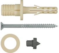 Крепление для ступеней лестницы к бетонному основанию ЕВРОПАРТНЕР PLB, 4 шт. PLB 0491