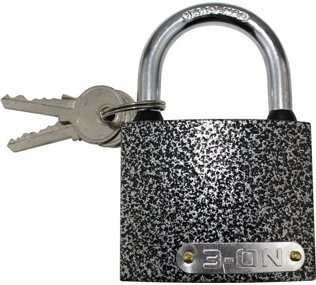 Навесной замок On влагонепроницаемый 63 мм, чугун, автомат запирание 22-01-363