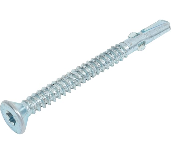 Саморез дерево-металл HIMTEX тип Flugel Torx 25, со сверлом 5,5*60 200 шт. FLUG5560