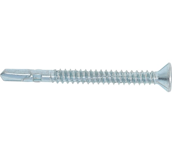Саморез дерево-металл HIMTEX тип Flugel Torx 25, со сверлом 5,5*60 200 шт. FLUG5560