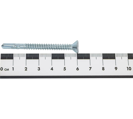 Саморез дерево-металл HIMTEX тип Flugel Torx 25, со сверлом 5,5*60 200 шт. FLUG5560