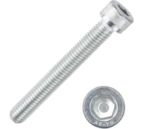 Винт 23 Болта нержавеющий, шестигранник, М8x100 мм, DIN 912, 500 шт. АС9100810093007ф500
