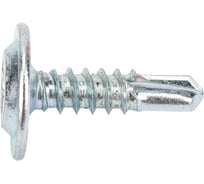 Саморез HIMTEX с прессшайбой для листов металла до 5 мм, с усиленным сверлом, PH2, 4,2x50 мм, 500 шт. 4250МSD