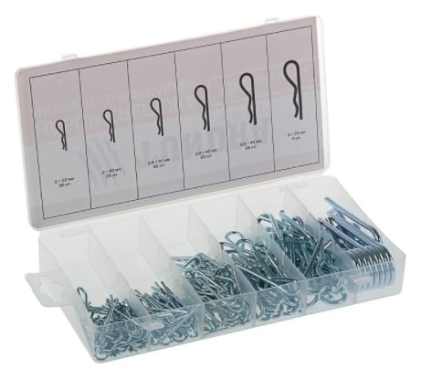 Набор шплинтов с фиксацией TUNDRA krep 150 предметов 2919835