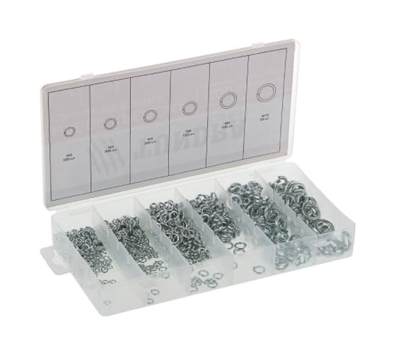 Набор пружинных шайб TUNDRA krep 1200 предметов 2919818 1