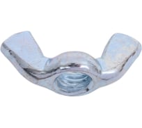 Гайка барашек Стройметиз DIN 315, M 6, цинк, 100 шт. 3140048