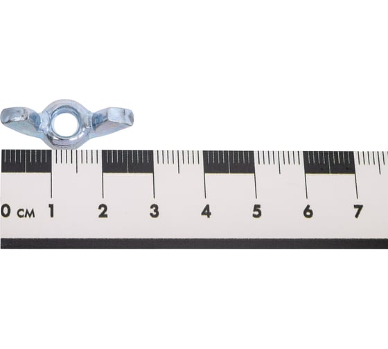 Гайка барашек Стройметиз DIN 315, M 6, цинк, 100 шт. 3140048