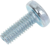 Винт Стройметиз М6х16х16 мм, DIN 7985, полуцилиндр, цинк, уп. 100 шт., пакет 3101648