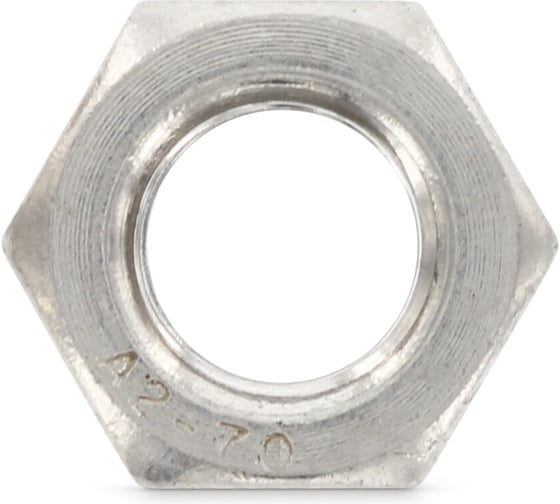 Гайка нержавеющая самоконтрящаяся Metiz-A2 М4, DIN 985, А2, 50 шт. 98524 50