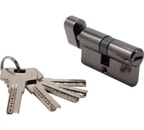 Ключевой цилиндр (личинка) MORELLI HS 60CK BN, высокой секретности с заверткой (60 мм), цвет - черный никель 9015162