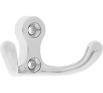 Крючок-вешалка TUNDRA №15, цвет хром, 1 шт. 5299373