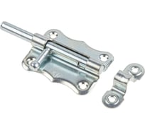 Шпингалет STARFIX 60 мм, фигурный, ЗТ2, белый цинк SMP-66362-1
