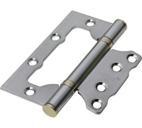 Петля стальная без врезки Rucetti RFH-100х75х2,5 SC матовый хром 9014521
