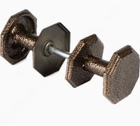 Ручка дверная Дверной Страж РДК-118 (ант. медь) ДС65496