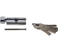 Ключевой цилиндр (личинка) MORELLI HS 60CK PC высокой секретности, с заверткой (60 мм), цвет - хром 9015163