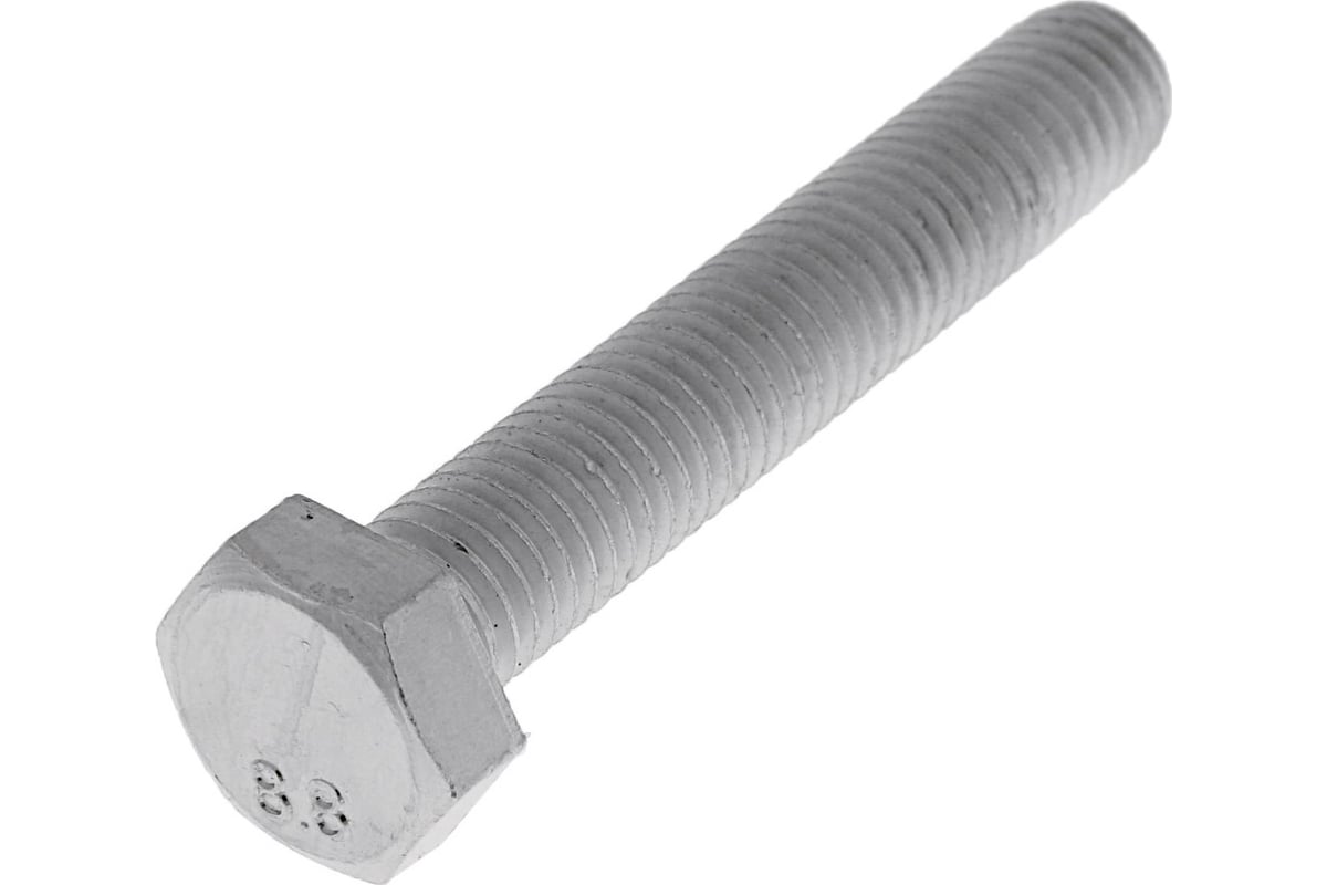 Болт TUNDRA DIN933 krep, с шестигранной головкой, М12х60, в пакете 4 шт ...