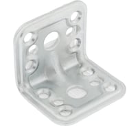 Усиленный крепежный уголок ТУНДРА 40х40х50х2.0 цинк, 1 шт. 5294417