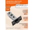 Межкомнатная защелка с пластиковым язычком MORELLI LP6-45 BL, цвет - черный 9012829 4
