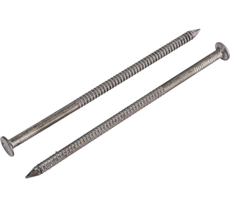 Ершеные гвозди STEELFIX 3,4х90 с плоской головкой, без покрытия 147шт А-00361