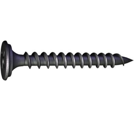 Самонарезающий винт с острым концом Grabber PH2 3,5х25 мм черный фосфат 10000 шт. S-25