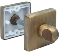 Сантехническая завертка MORELLI LUX-WC-SQ CAFFE, цвет - кофе 9012326