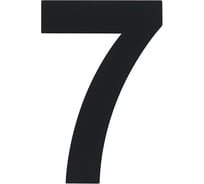 Цифра дверная НОРА-М Luxe 7 75 мм, нержавеющая сталь, самоклеящаяся 20152